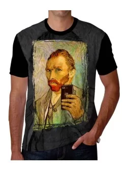 T-shirt of Vincent Van Gogh with cell