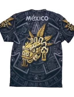 Playera Quetzalcoatl Serpiente emplumada full print