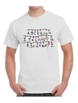 T-shirt of Stranger things alphabet