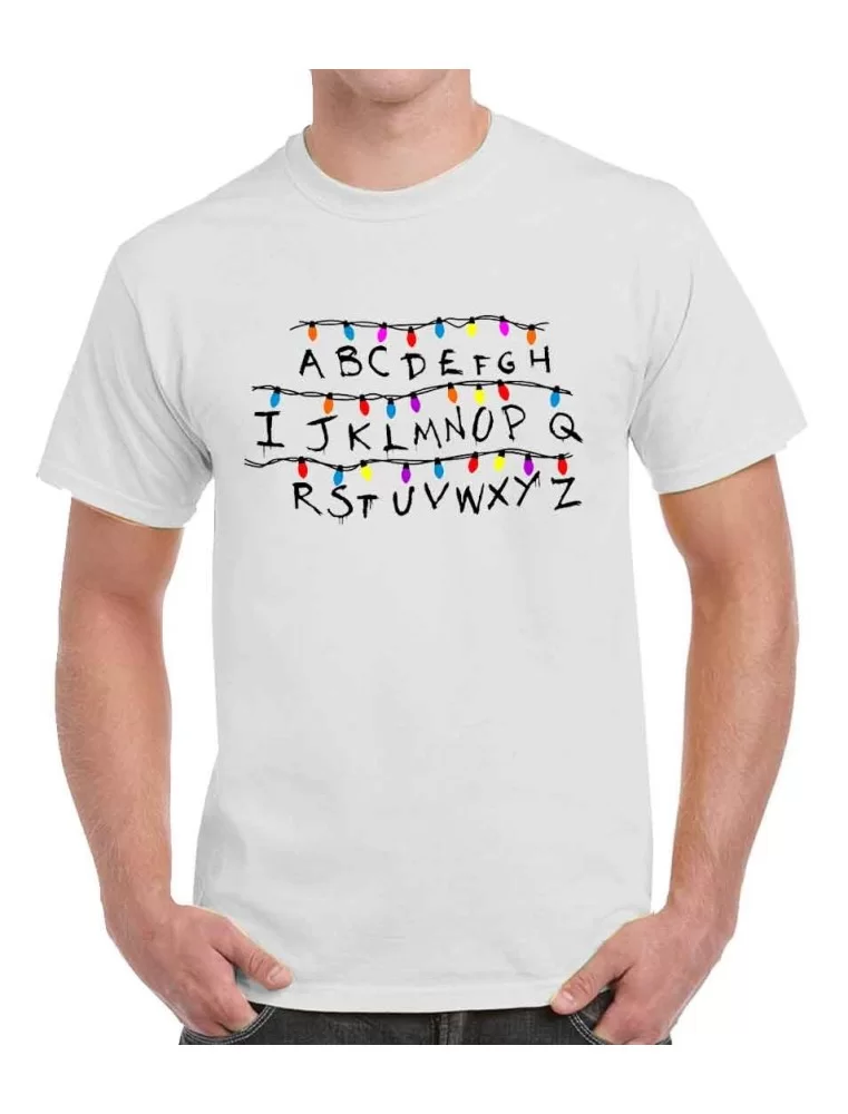 T-shirt of Stranger things alphabet