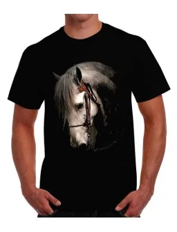 T-shirt of mexican charro horse