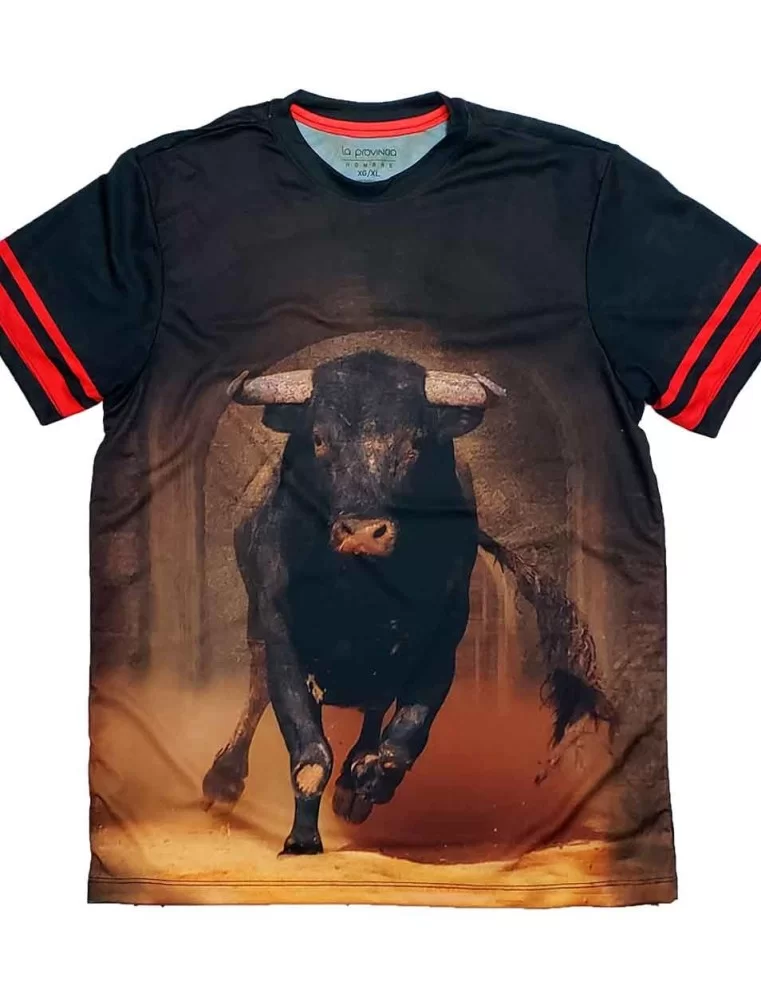 T-shirt of fighting bull