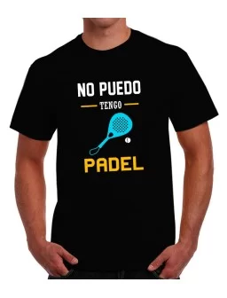 Playera No puedo, tengo padel - Camiseta Juego de Padel