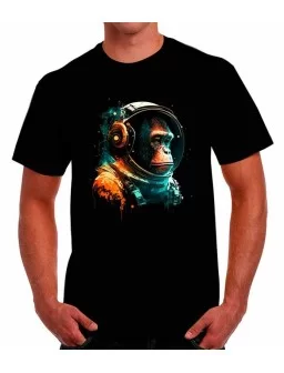 Playera mono astronauta - Camisetas de animales
