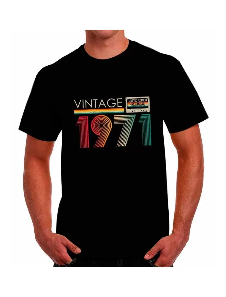 T-shirt Vintage 1971 classic - Birthday t-shirt