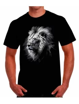 White lion T-shirt - Animal...