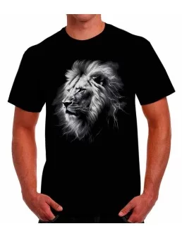 White lion T-shirt - Animal T-Shirts