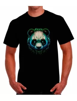 Bad panda with headphones t-shirt