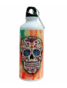 Botella calavera colores