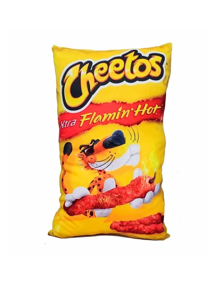 Cojin Cheetos Flamin Hot, almohada decorativa