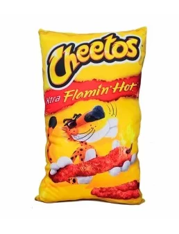 Cojin Cheetos Flamin Hot, almohada decorativa