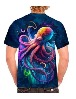 Colorful octopus t-shirt