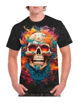 Compass skull t-shirt - Halloween t-shirts