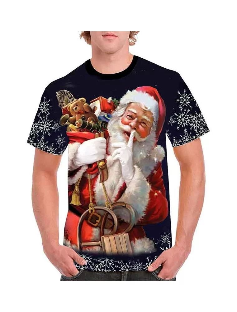 Santa Claus T-shirt with presents - Christmas T-shirts