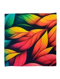 Color leaves scarf