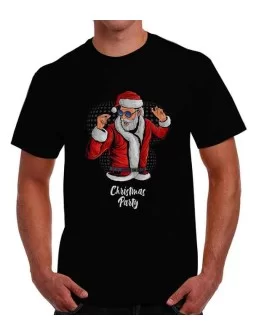 Santa Christmas party T-shirt - Celebrate Christmas with Fun and Style