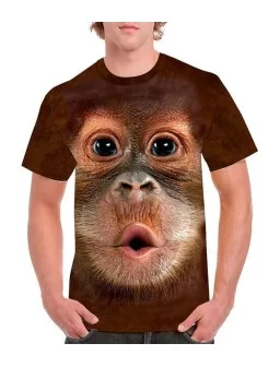 Blowing monkey T-shirt