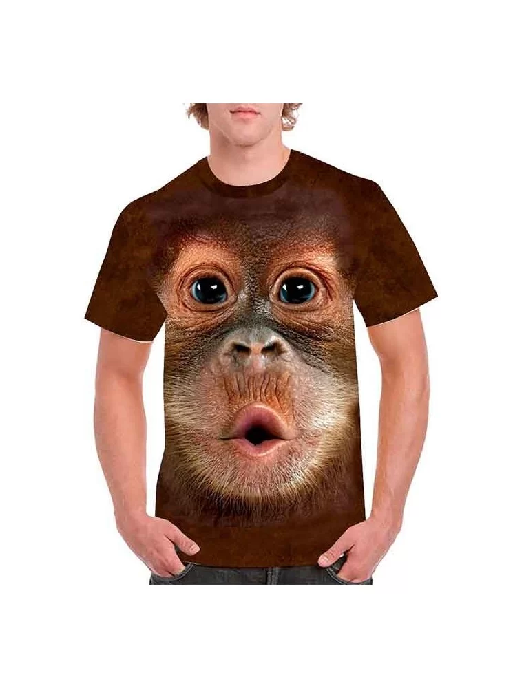 Blowing monkey T-shirt