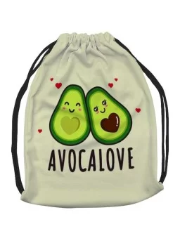 Fabric backpack Avocalove Avocado Valentine's Day