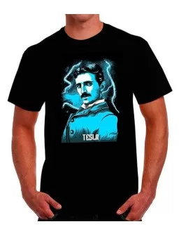 Playera Nikola Tesla Genios de la historia