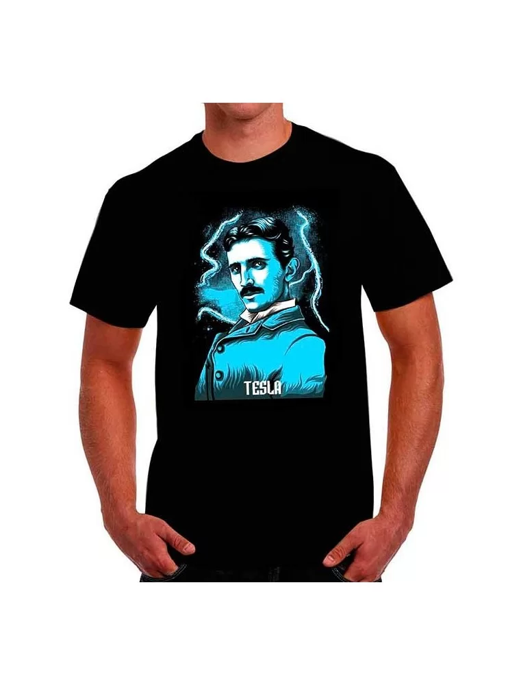 Playera Nikola Tesla Genios de la historia