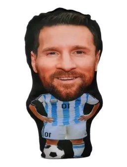 Pillow of Messi soccer filled with polyester fiber