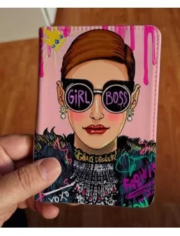Girl Boss passport cover
