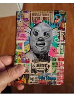 El Santo mexican wrestler passport cover