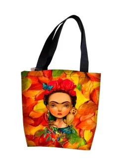 Tote bag of Frida girl - Canvas Tote Bag of Frida