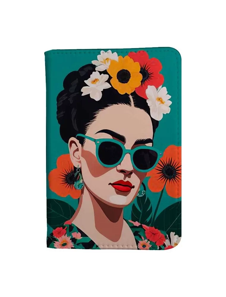 Frida with sunglasses passport cover