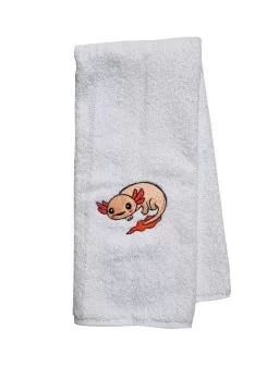 Happy ajolote hand towel