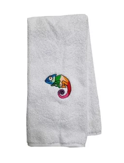 Chameleon hand towel