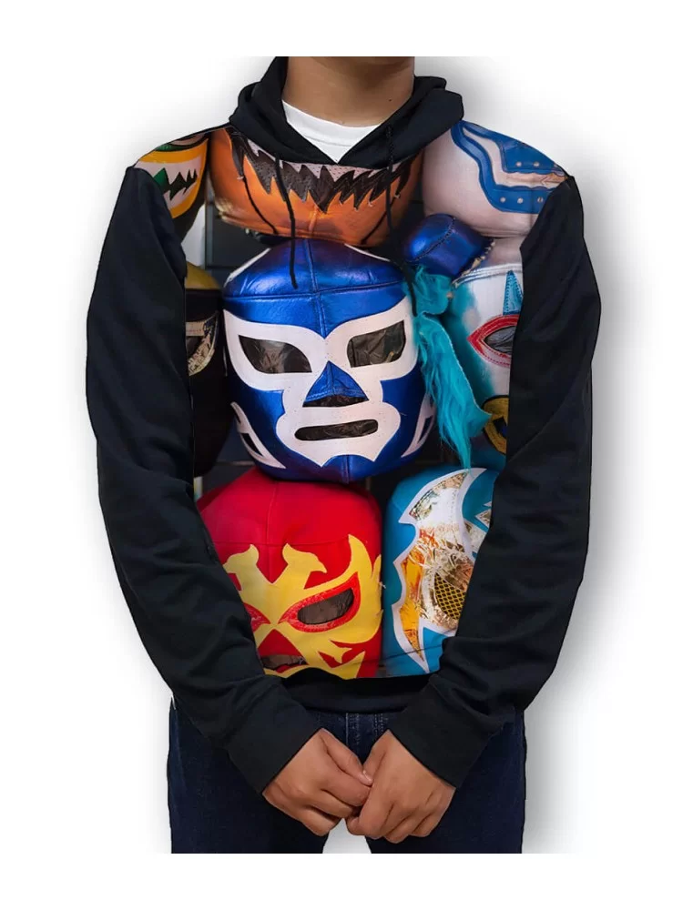 Sudadera hoodie de luchadores mexicanos