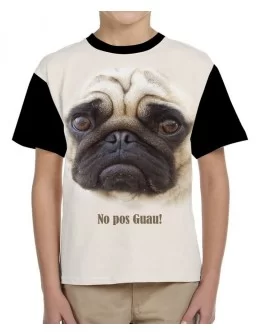 Printed t-shirt of pug No...