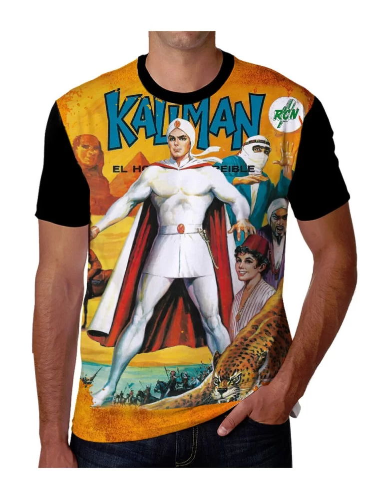 Printed t-shirt of Kaliman The incredible man