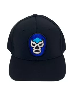 Gorra bordada de máscara de luchador