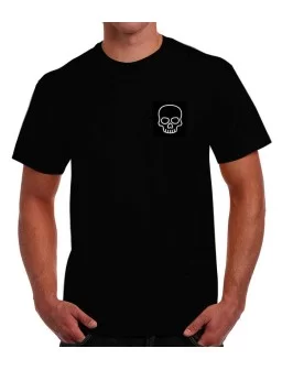 Embroidered t-shirt skull