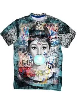 T-shirt of Audrey Hepburn full print