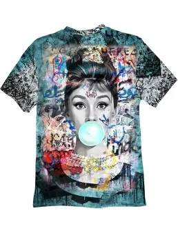 T-shirt of Audrey Hepburn full print