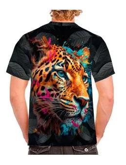 Colorful jaguar T-shirt