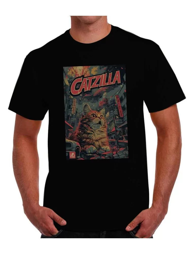 Playera Catzilla Godzilla pelicula