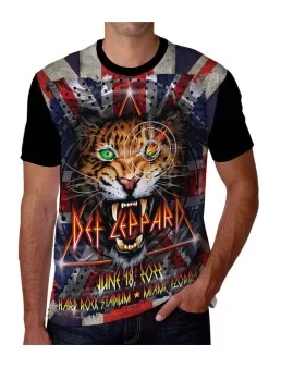 Playera Def Leppard Rock 80s